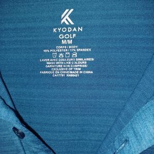 Kyodan Teal Polo Shirt for Men